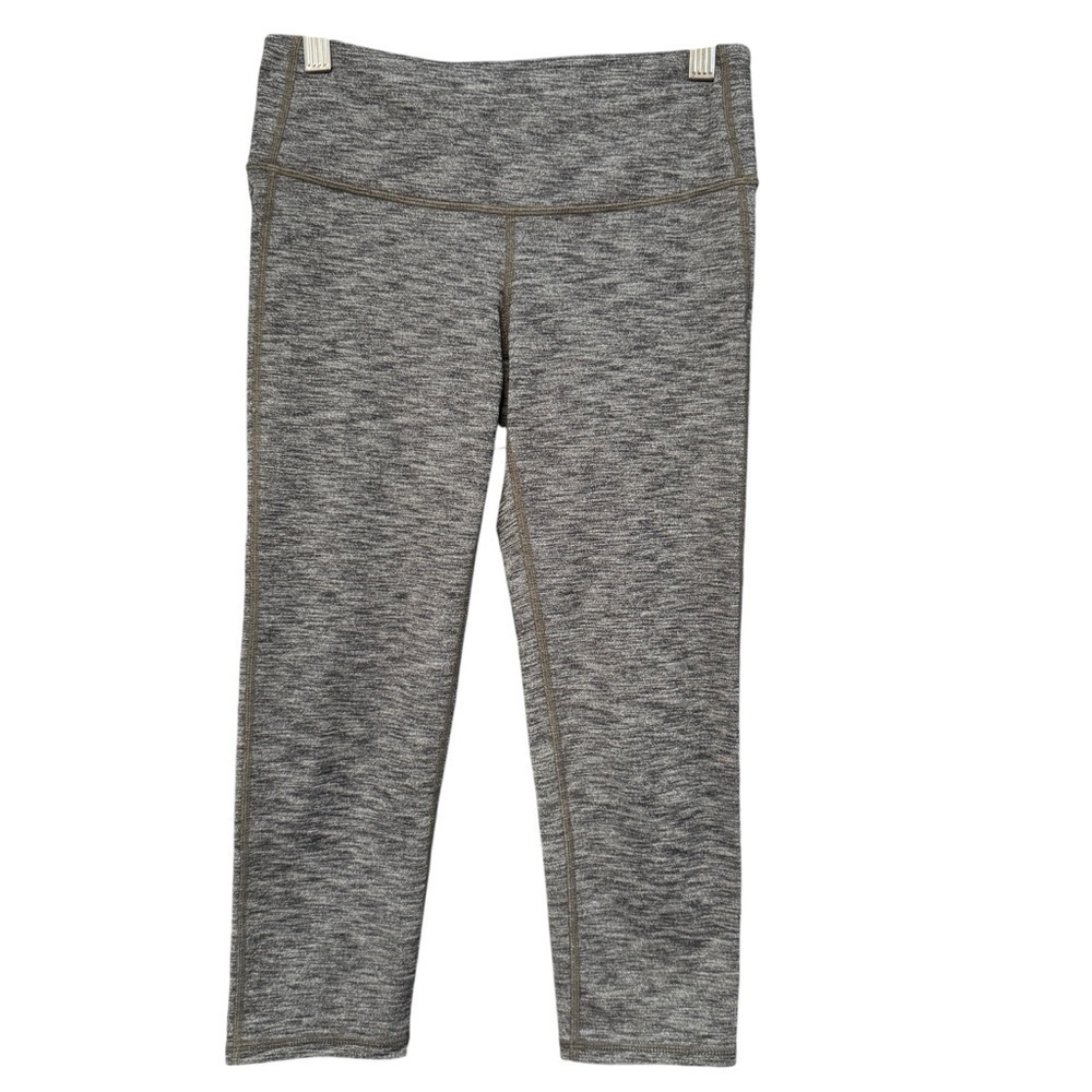 Athleta Gray Capri Leggings Heathered XS